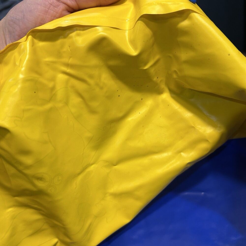 Vintage 1994 Mighty Morphin Power Rangers Kids Vinyl Raincoat Jacket Sz 6 Saban - Picture 12 of 13